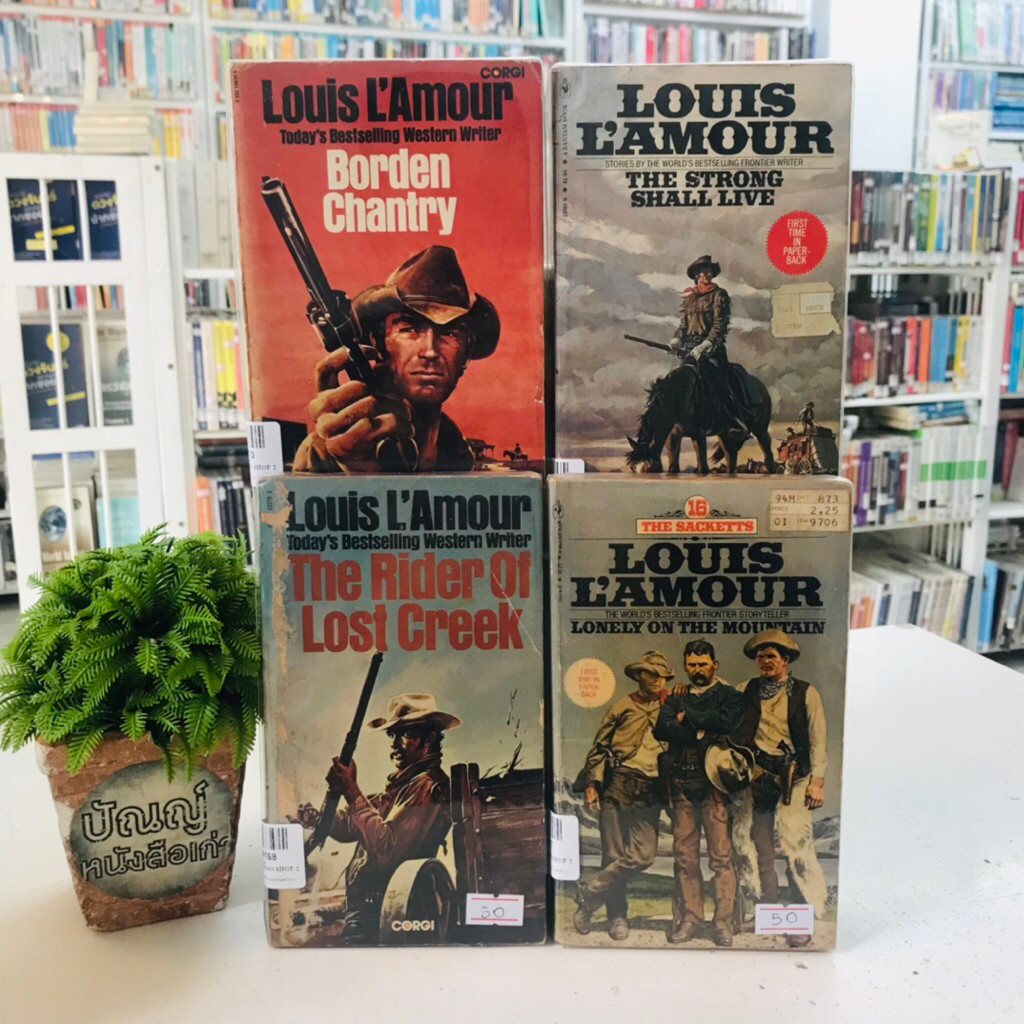 หนังสือภาษาอังกฤษ:The Mountain T6167 The Rider of Lost Creek T6168 The Strong Shall Live T6169 Borde