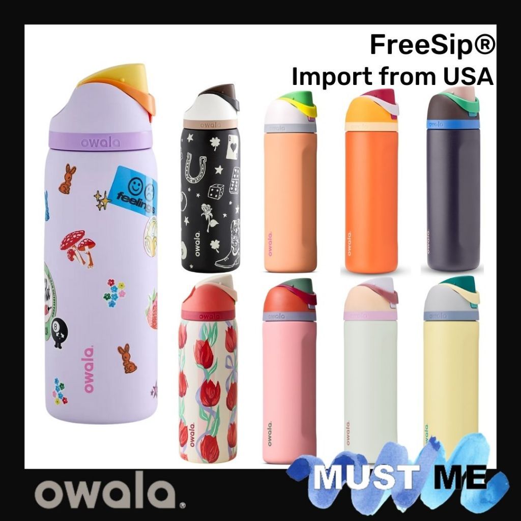 [พร้อมส่งOwala]แก้วOwala ของแท้ นำเข้าจากอเมริกา FreeSip 24oz/32oz/ Owala FreeSip Tumbler 40oz
