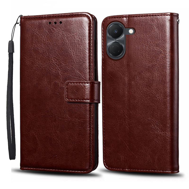 สําหรับ Tecno Spark Go 3 KN3 กรณีพลิกกระเป๋าสตางค์หรูหราหนัง PU เคสโทรศัพท์พร้อมผู้ถือบัตร