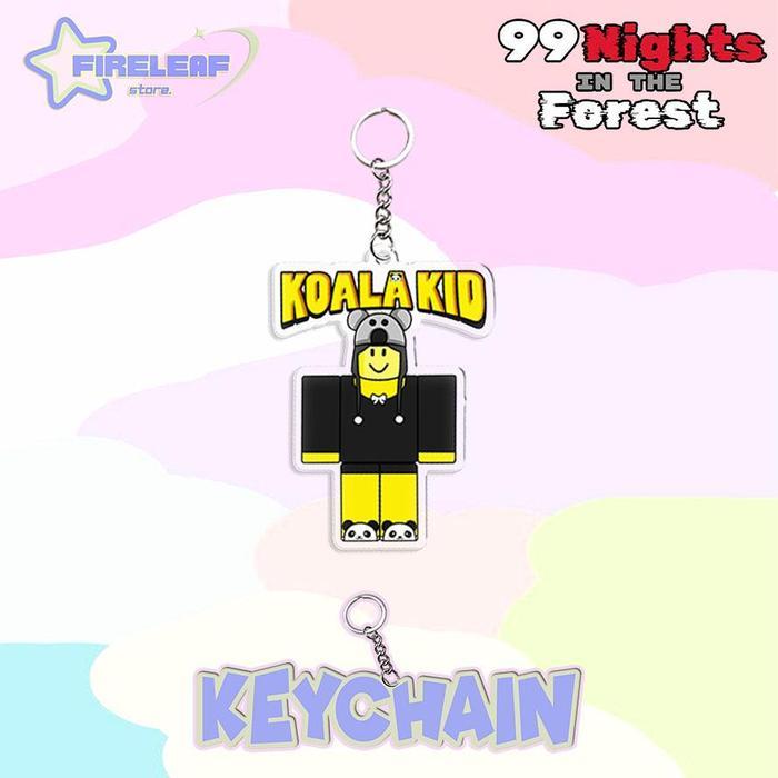 GANTUNGAN KUNCI AKRILIK 99 MALM DI HUTAN ROBLOX ALL KARAKTER / GANCI KEYCHAIN AKRILIK - KOALA KID
