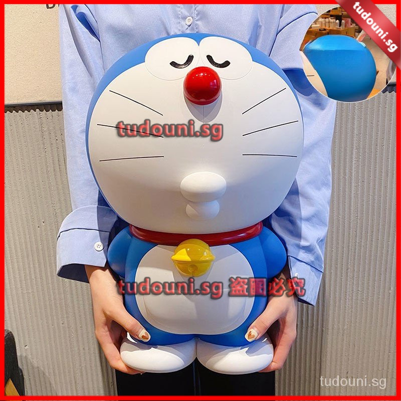 จัดส่งฟรี Anti-Fall25*16 Piggy Bank Doraemon Piggy Bank เด็ก Doraemon Cat ตกแต่ง Piggy Bank MJ7U IFF
