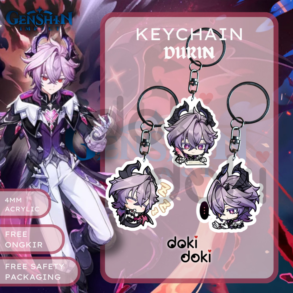 GANTUNGAN KUNCI KEYCHAIN DURIN GENSHIN IMPACT