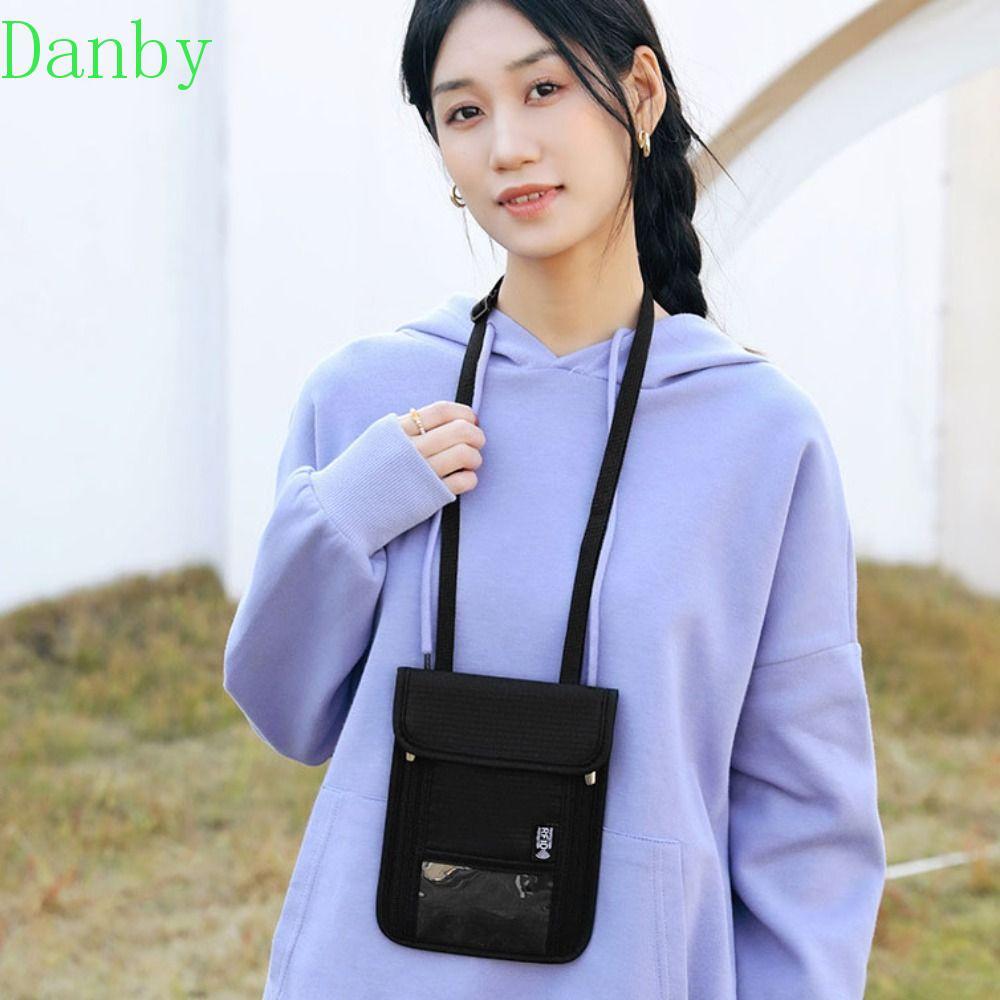 DANBY RFID Blocking Passport Holder, Anti-Theft Anti-Tracking Wallet Card Storage Bag, Multi-Pockets