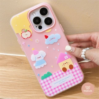 บ้านสุนัขการ์ตูน เมฆ ใหม่ 2 in1 ปกนุ่ม Redmi 9 15 13C 14C 9A A5 10 15C 12 12C A1 A2 A3 Note 14 11 12 8 13 10 Pro