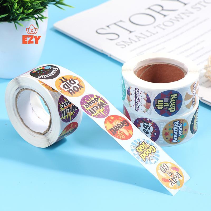 EZY 500 ชิ้น งานดี" รางวัล เทียร์ 8 แบบ คําการ์ตูน เทียร์ ดีสําหรับเด็ก ใหม่