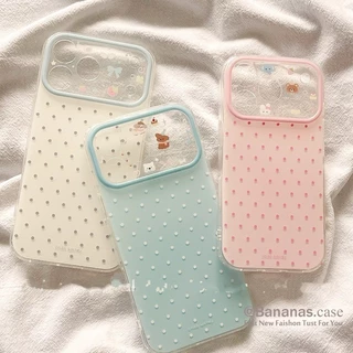 Simple Polka Dotเคสโทรศัพท์สําหรับiPhone 17 16 15 14 13 12 11 Pro Max X XR XS Max 7 8 Plus SE2020