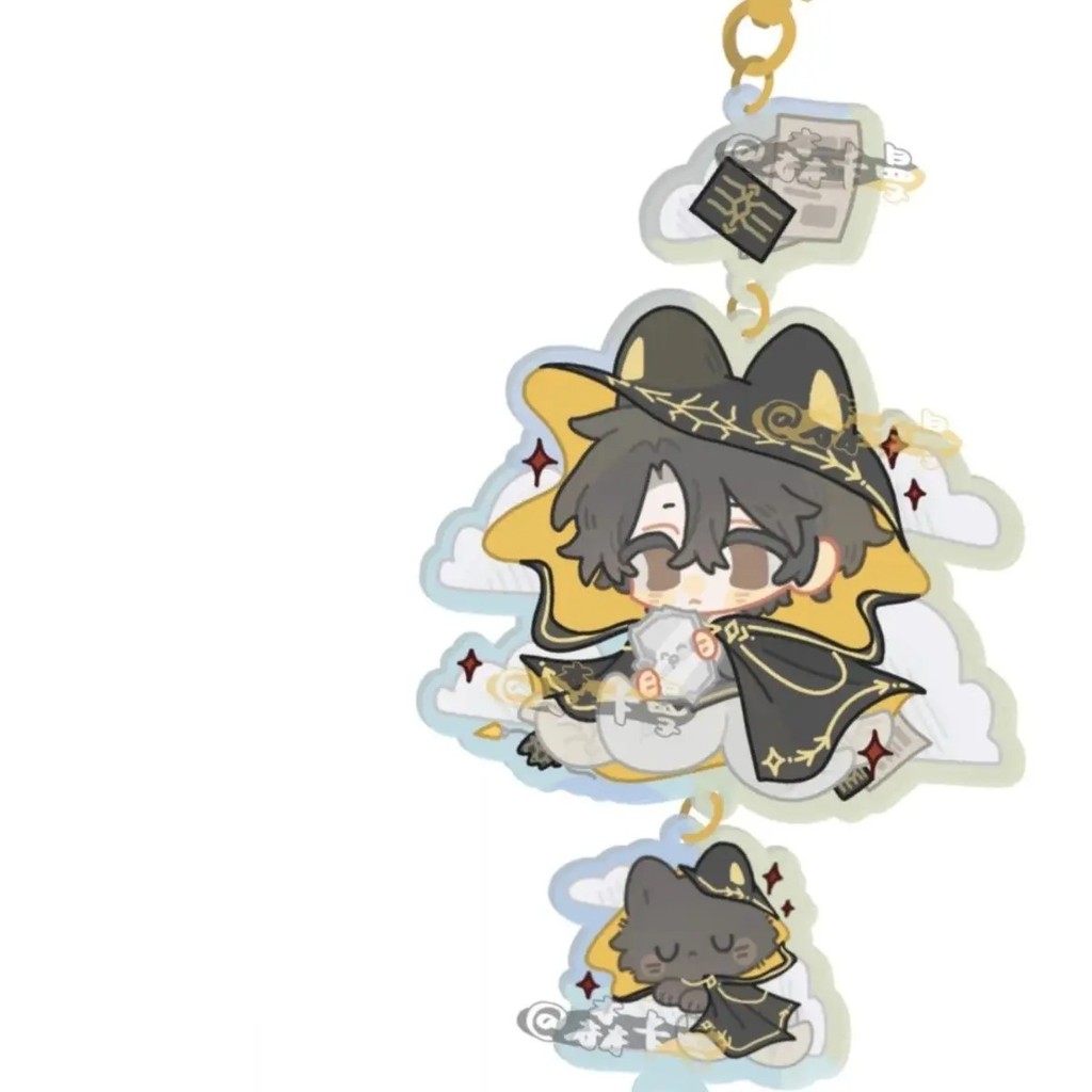 พวงกุญแจ Lord of Mysteries Lord of Mysteries Lord Klein Moretti กระเป๋านักเรียนอะคริลิคอะนิเมะตกแต่ง