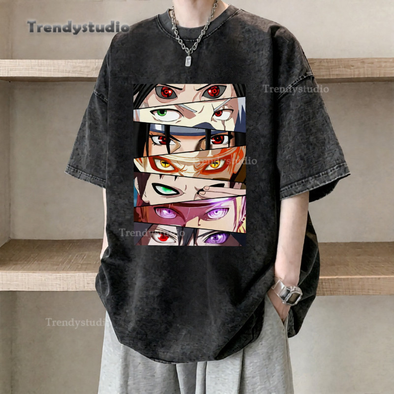 COD🔥ล็อตใหม่ล่าสุด🔥เสื้อยืดแขนสั้นผู้ชายไซส์ใหญ่ สไตล์เรโทร สตรีท ฟอกสี พิมพ์ลายทันสมัย ​​สวมใส่สบายและมีสไตล์ oversize