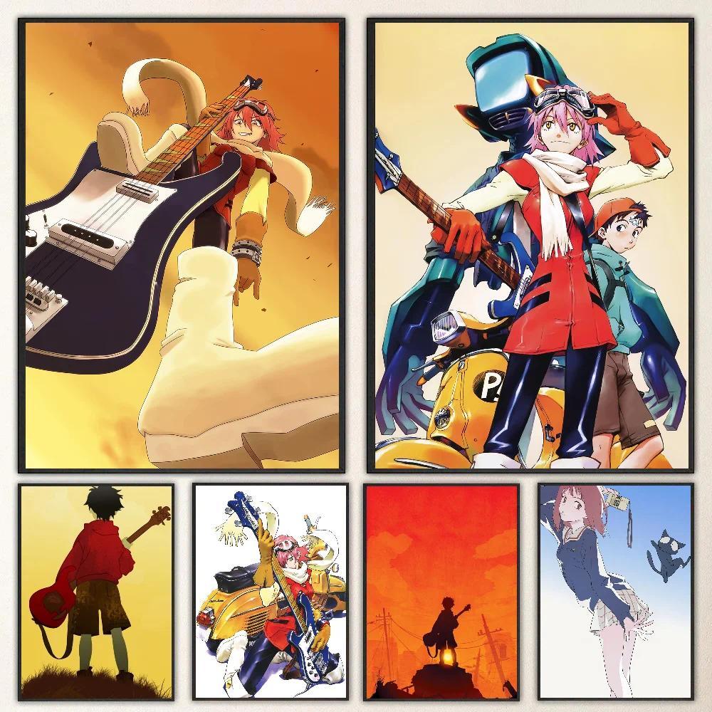 โปสเตอร์ Flcl 1 ชิ้น สติกเกอร์ศิลปะกันน้ำ ติดผนังคาเฟ่ บาร์ ห้องพัก ใช้ตกแต่งได้ทันที