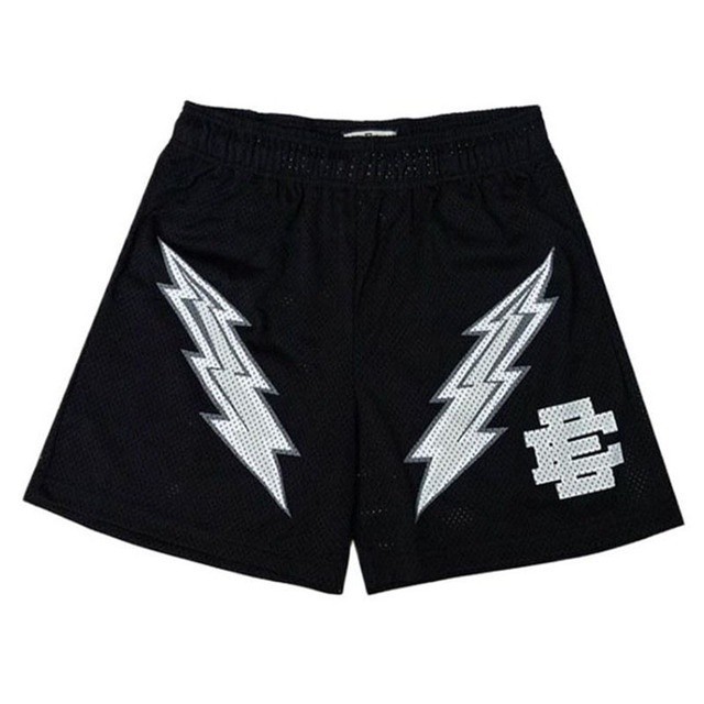 Eric Emmanuel EE Basic Short Film New York City Skyline Summer Casual Shorts Fitness Gym Mesh Sports Shorts Men Style