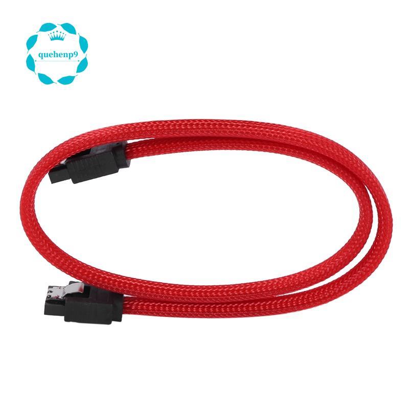 [Fast Q9]50CM 3.0 III SATA3 7pin Data Cable 6Gb/s SSD Cables HDD Hard Disk Data Cord with Nylon Slee