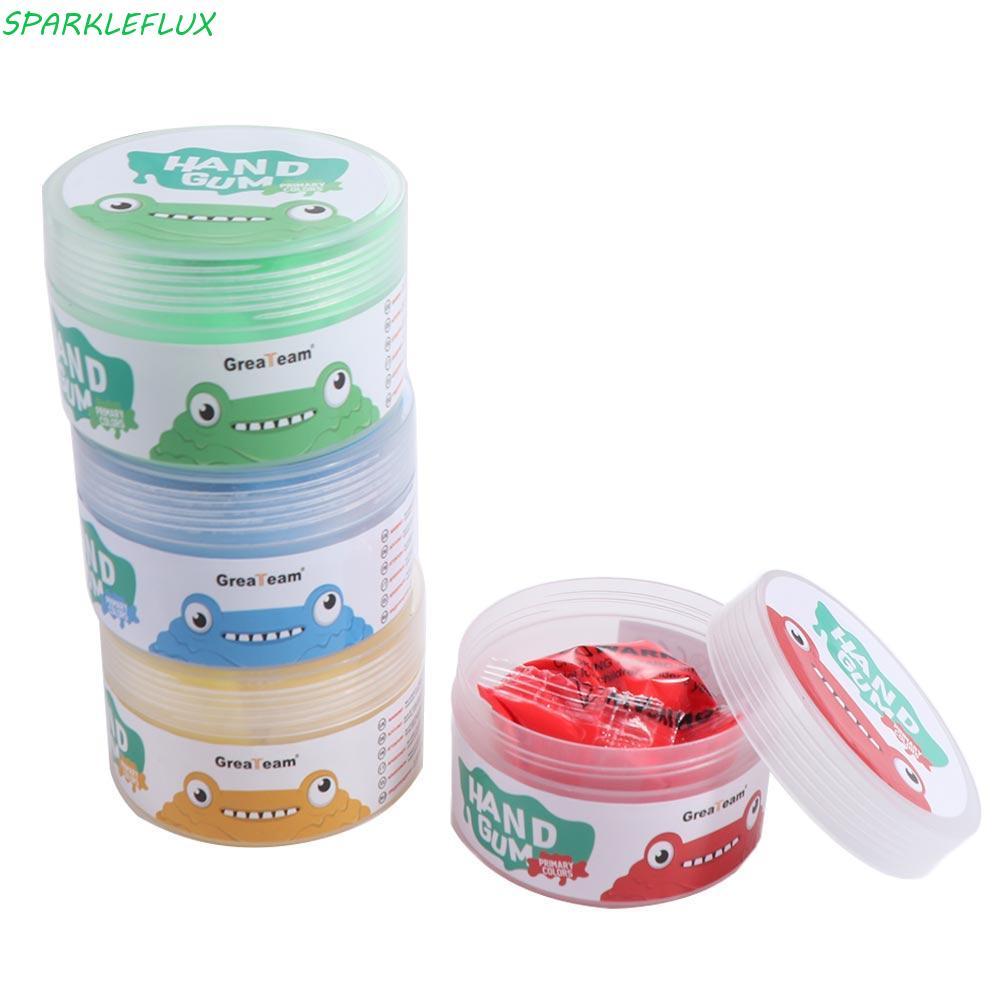 SPARKLEFX Finger Training Putty, 4 ชิ้น/เซ็ต Soft Stretched Hand Putty Squiz ของเล่น,ของเล่นเพื่อการ