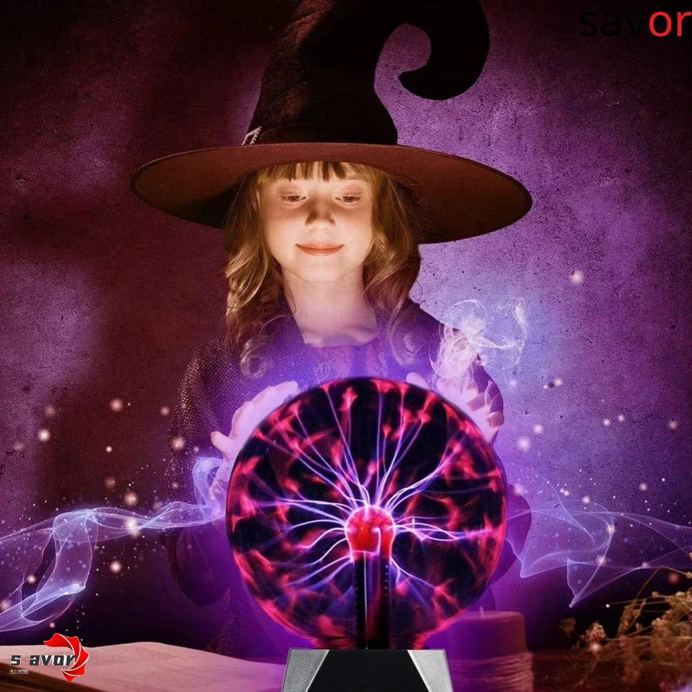 CHROM Magic Plasma Ball Lamp, Touch Sensitive Plasma Light, ความแปลกใหม่ LED บรรยากาศควบคุมเสียง LED Night Light Party