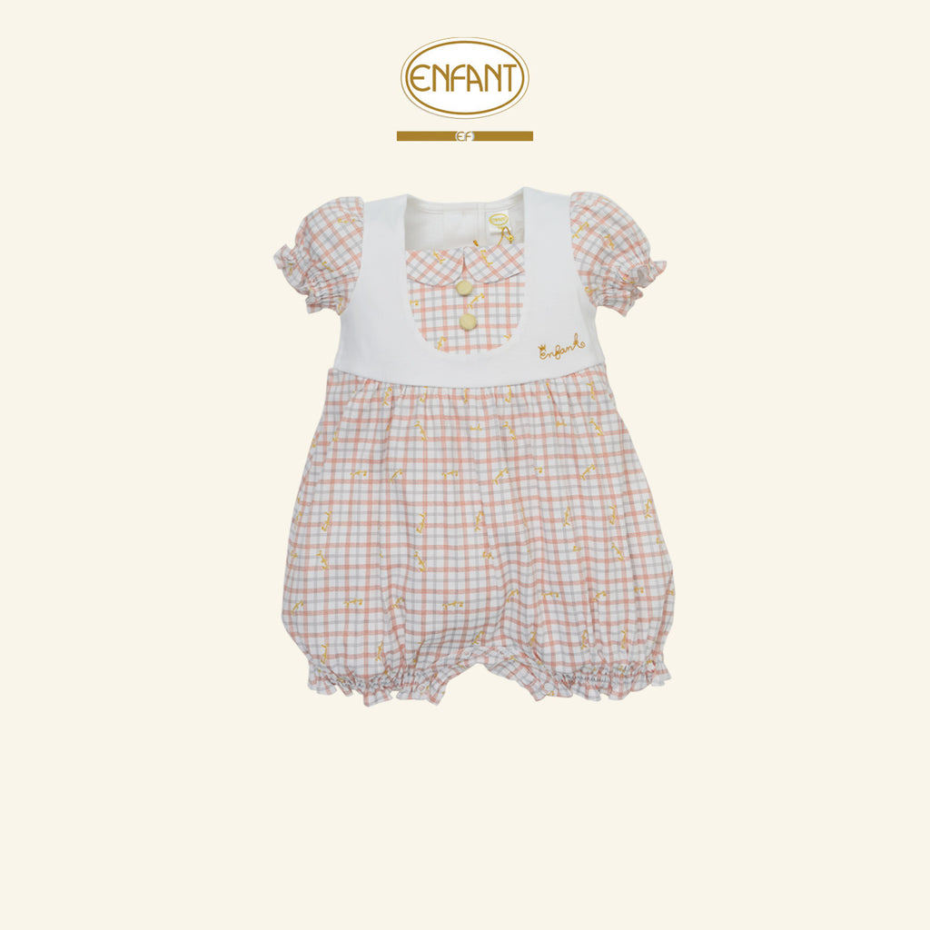 ENFANT  ชุดบอดี้สูท จั๊มพ์  เด็กหญิง 3เดือน-2ปี EF8EU1