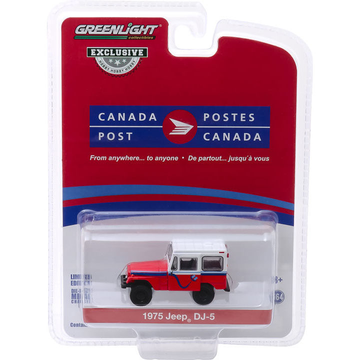 GreenLight GreenLight 1: 64 1975 Jeep DJ-5E Canada Post Electric Jeep