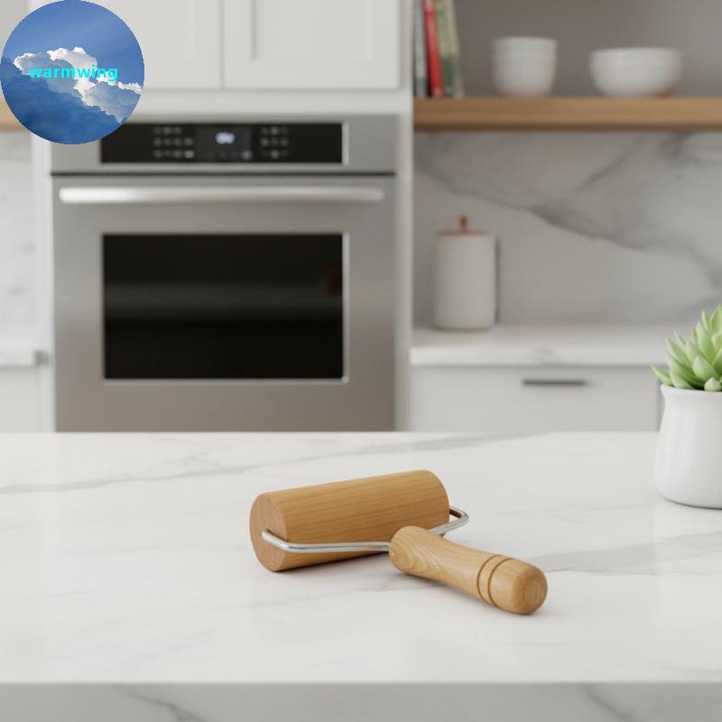 Warmwing Rolling Pin Pastry และพิซซ่า Baker Roller ไม้เบเกอรี่เครื่องครัว Pastry Rolling Pin Pie Rol