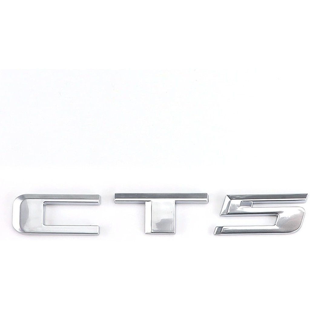 3D ABS Letter Badge ป้ายชื่อด้านหลัง Fender Trunk สติกเกอร์สัญลักษณ์อุปกรณ์เสริมสําหรับ Cadillac XT4