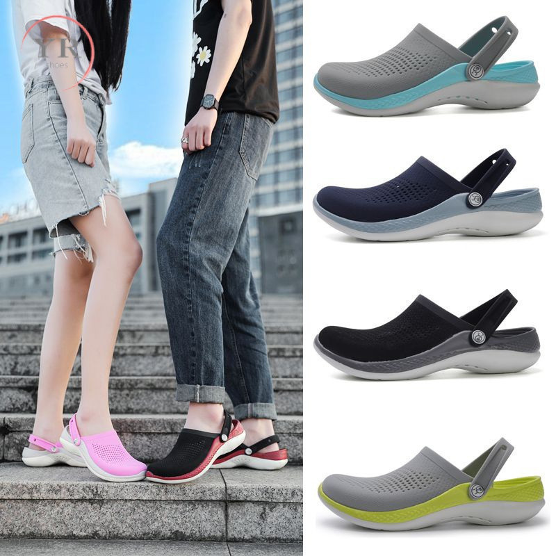 รองเท้าแตะ Crocs สไตล์ใหม่สําหรับผู้ชายผู้หญิง Crocs LiteRide 360 II รองเท้าแตะ Soft Sole รองเท้าแตะ