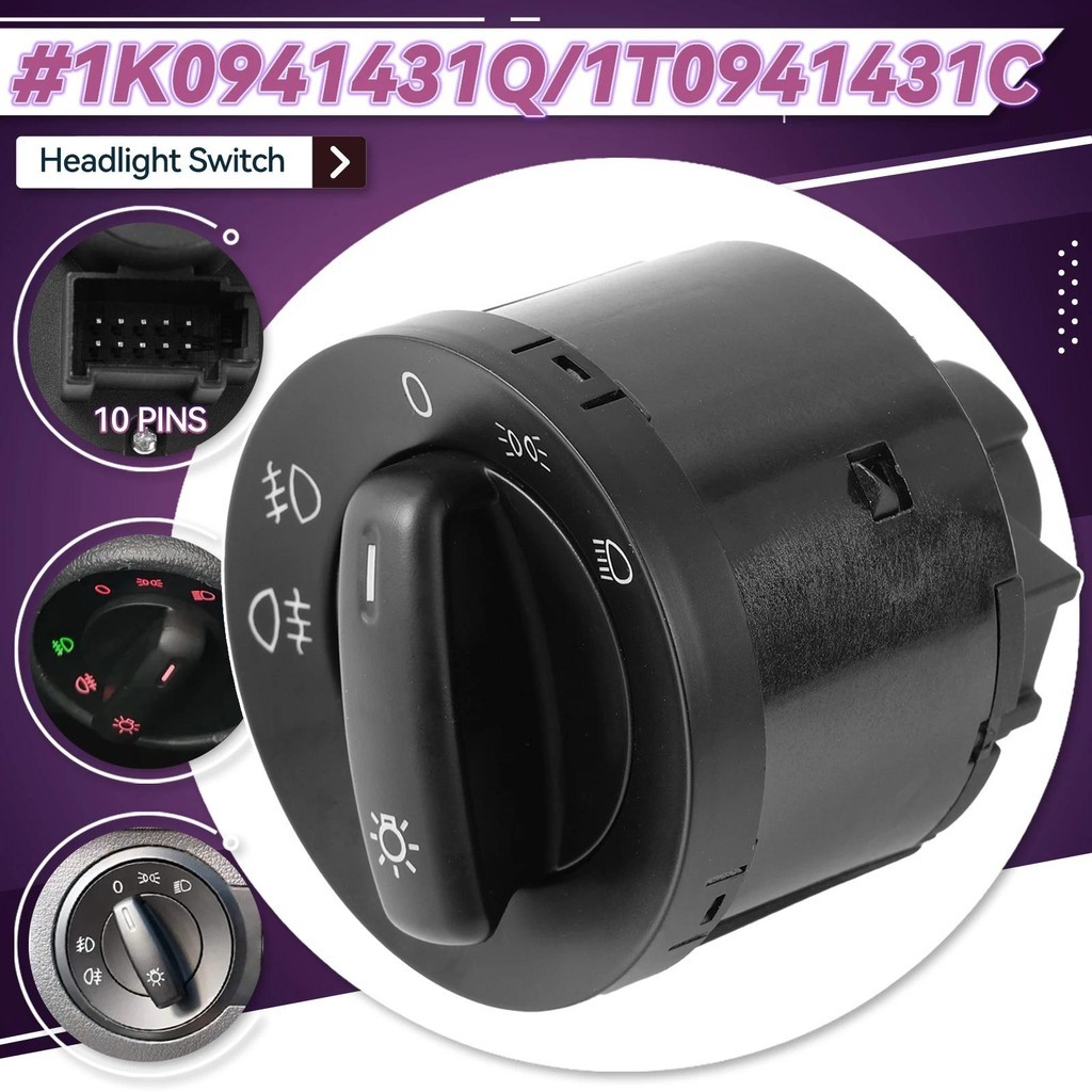 1เค0941431Q สําหรับ VW Touran Caddy III EOS Golf V 5 Jetta III Passat B6 ไฟหน้าควบคุมหลอดไฟ 1K0 941 