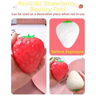 NOWN ของเล่นสกุชชี่ป้องกันความเครียด​​, รูปผลไม้ตลก​​ ปล่อยอารมณ์บีบของเล่นนุ่มและทนทานยืด ​​ ​​ปลอดสารพิษ & ปลอดภัย​​ ของเล่นบีบประสาทสัมผัส