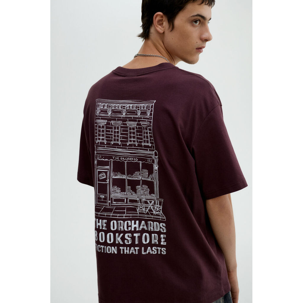 H&M(เอชแอนด์เอ็ม) เสื้อยืดพิมพ์ลายแบบหลวม Men Loose Fit Printed T-shirt 0967955_22