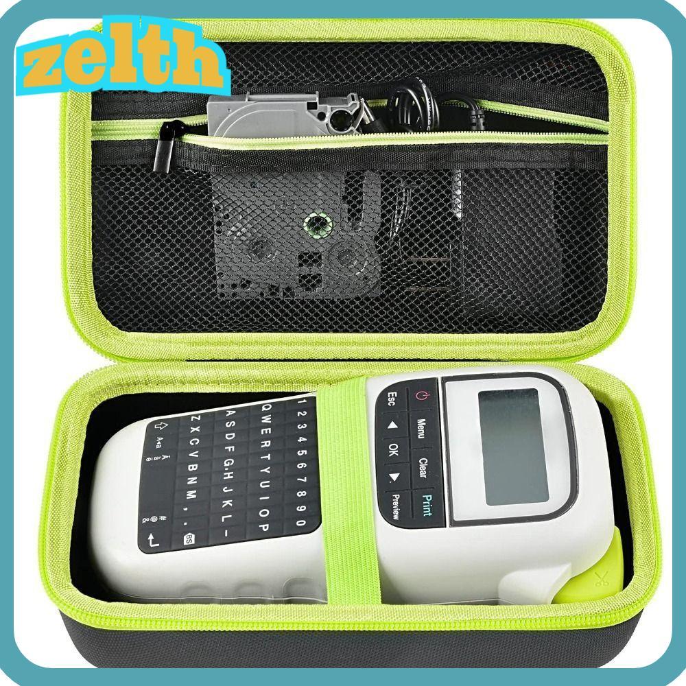 ZELTH กระเป๋าพกพา, กระเป๋าเก็บฉลากความจุขนาดใหญ่กันกระแทก, กล่องเก็บ EVA ที่ทนทานแบบพกพาสําหรับ P-To