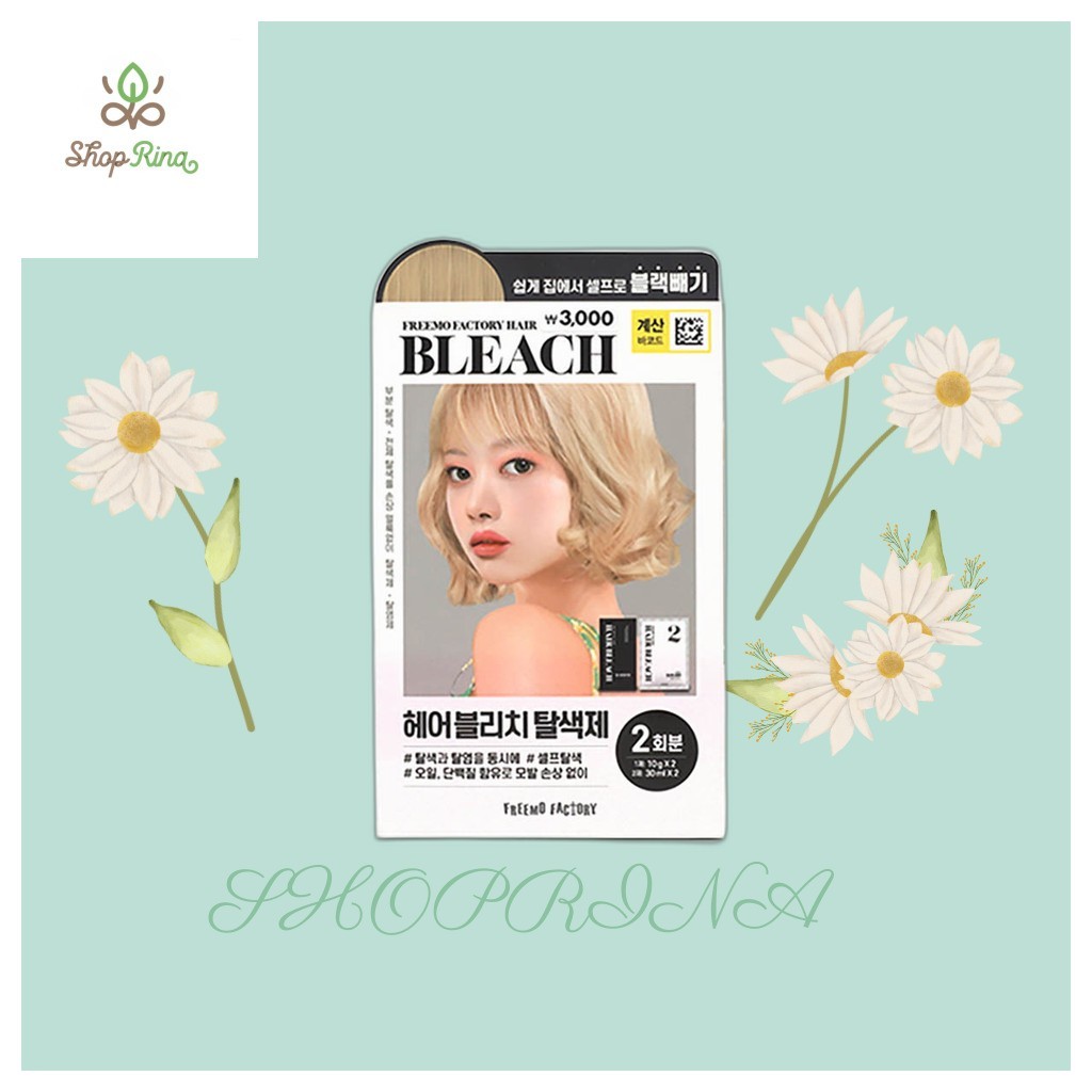 [daiso] Freemo Factory Hair Bleach, 80ml, 2pc / Korean Hair Bleach / Lightening Kit / ของแท้ 100% โด