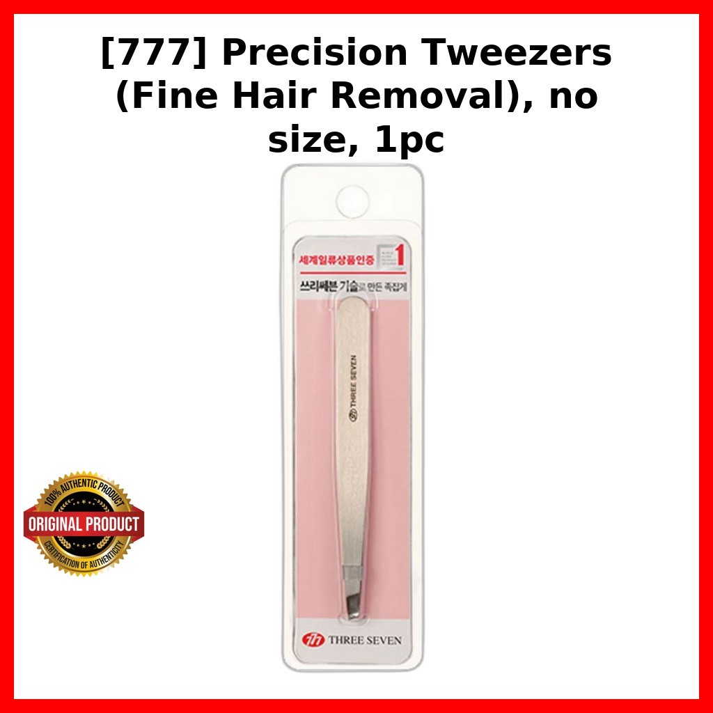 [777] แหนบแม่นยํา (กําจัดขนละเอียด) ไม่มีขนาด 1 ชิ้น / แหนบเกาหลี Precision / กําจัดขนละเอียด by Sho
