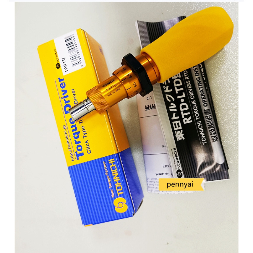 ญี่ปุ่น TOHNICHI ประแจแรงบิดไขควงแรงบิด 12RTD