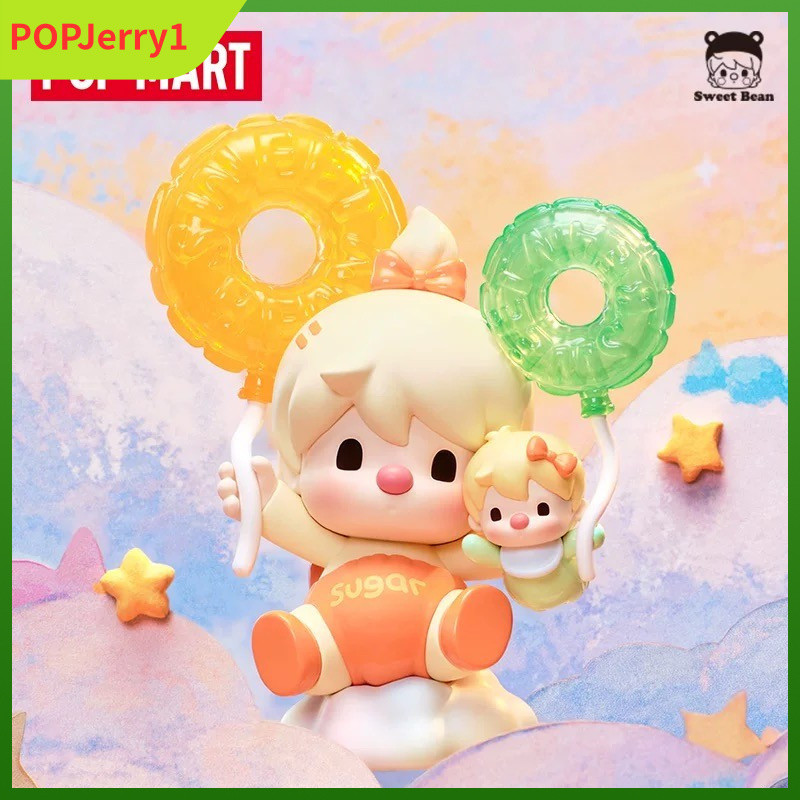 P POPMART POPMART Sweet Bean Chasing Light Memory Series รูป Mystery Box ของเล่นตกแต่งของขวัญ