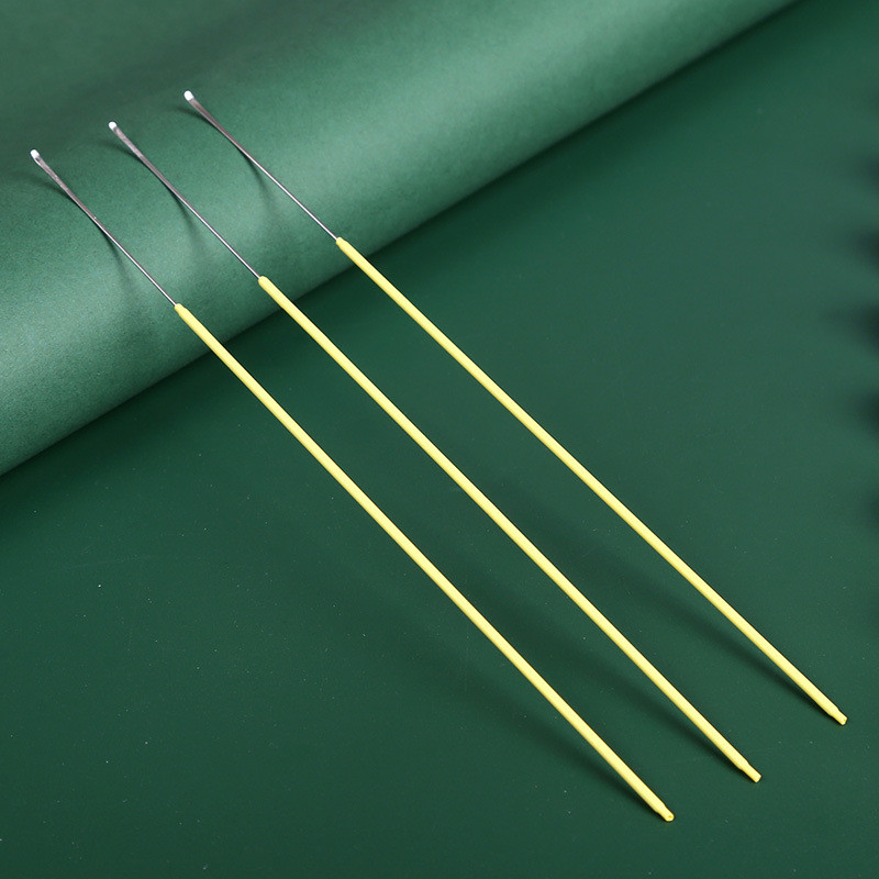 Popular~Anti-slip handle, extended straight ear pick, stainless steel curved ear pick, flat ear pick