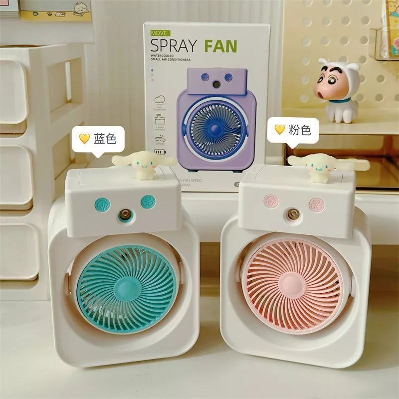Desktop Mini Fan USB Rechargeable Humidifier Fan 3 Speed thumbnail 5