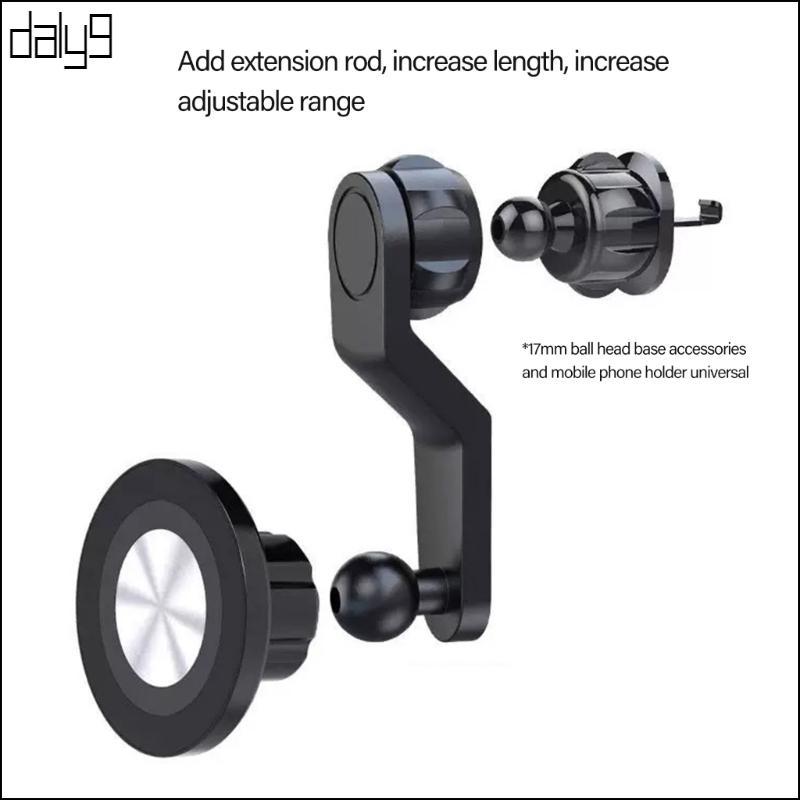 Dal Car Vent ที่วางโทรศัพท์อุปกรณ์เสริมหญิงและชายหัวอะแดปเตอร์ Bracket Extender Rod
