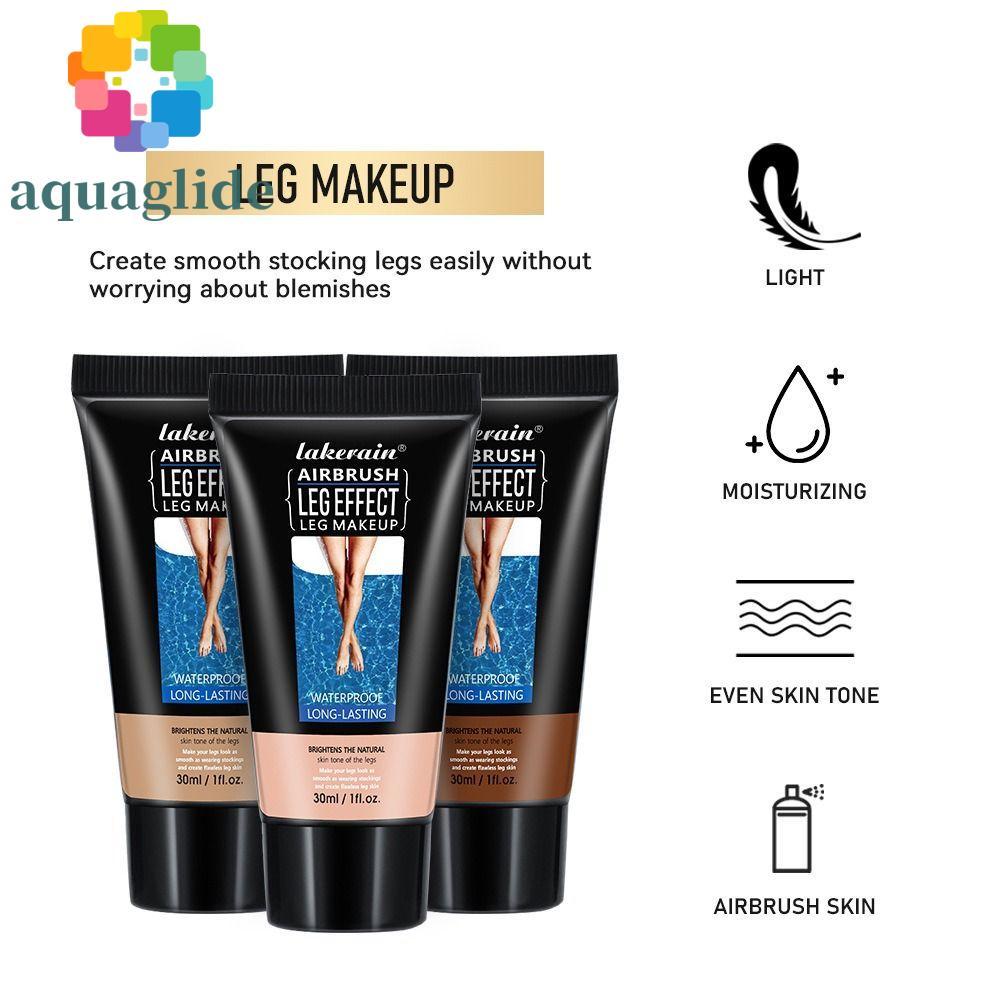 AQUAGLIDE Body Leg Tanning Oil, Traned Intensifier Moisturizing Leg Makeup, Portable Indoor Tanner ร