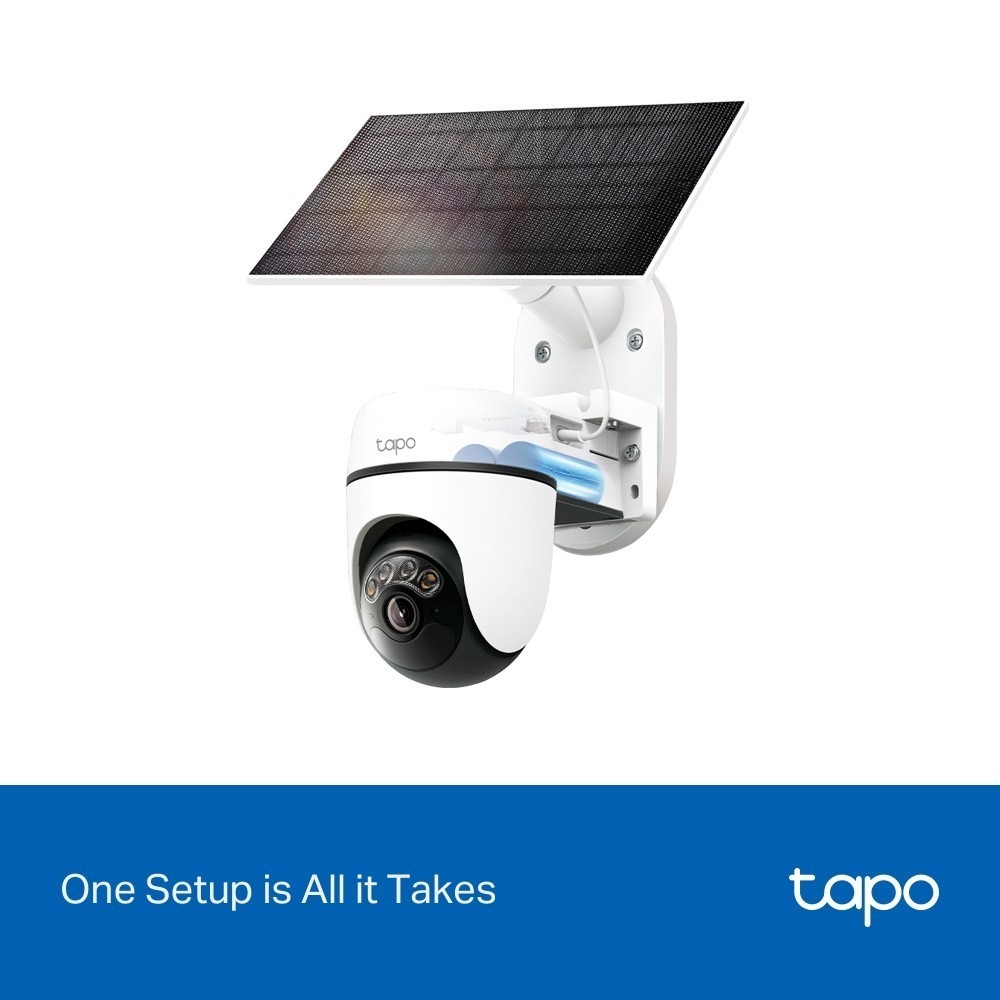 TP-LINK TAPO C630 KIT Solar-Powered Pan/Tilt Security Camera Kit ระบบไร้สาย พร้อมฟีเจอร์ Full-Color