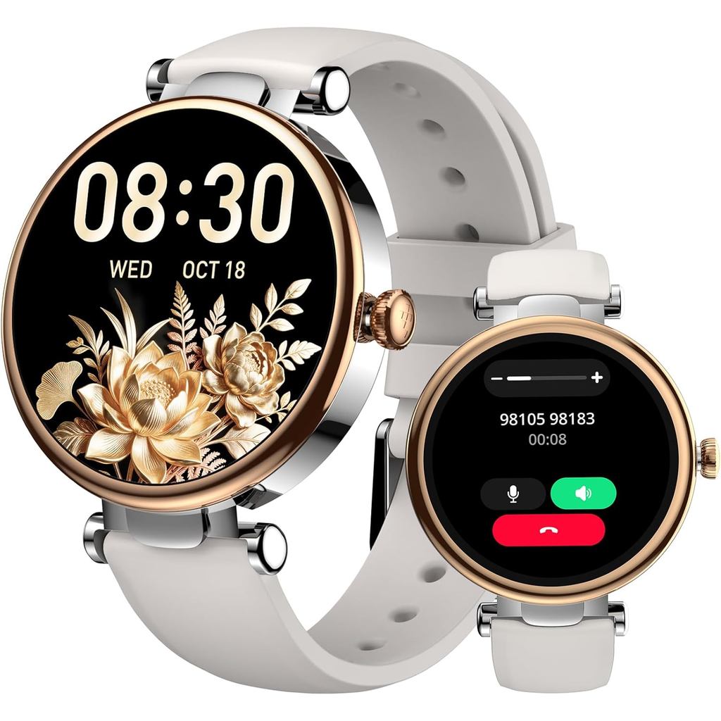 TOZO S8 AMOLED สมาร์ทวอท์ชสําหรับผู้หญิงผู้ชาย,ฟิตเนส Tracker พร้อมการโทรและการแจ้งเตือน Bluetooth, 