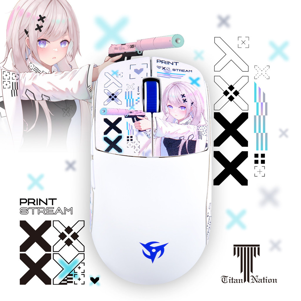 Titan Country เหมาะสําหรับ Ninjusto sora v2 Titan หนังเมาส์สติกเกอร์กันลื่น sorav2 ที่กําหนดเองสติกเ