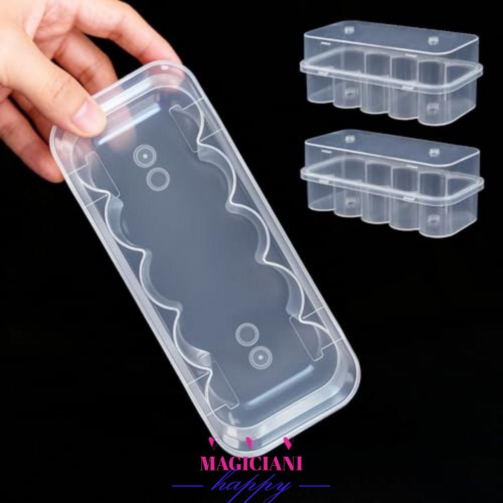 MAGICIAN1MB Vial Storage, 2/10/24-Slot พลาสติก Microtube กล่องเก็บ, 3/5/7/10mL Stackable Freezer Tub