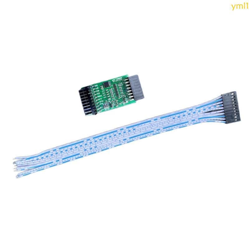 Yml1 XGecu EMMC-ISP T48 โปรแกรมเมอร์เฉพาะอะแดปเตอร์สําหรับการเขียนโปรแกรมวงจรใน