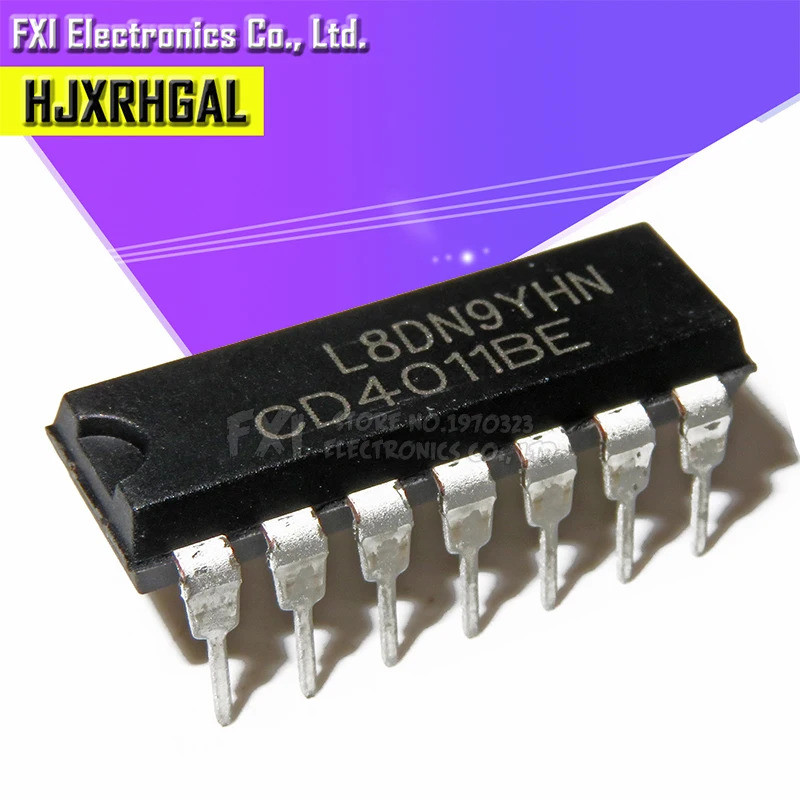 100 CD4011BE CD4011 DIP14 DIP
