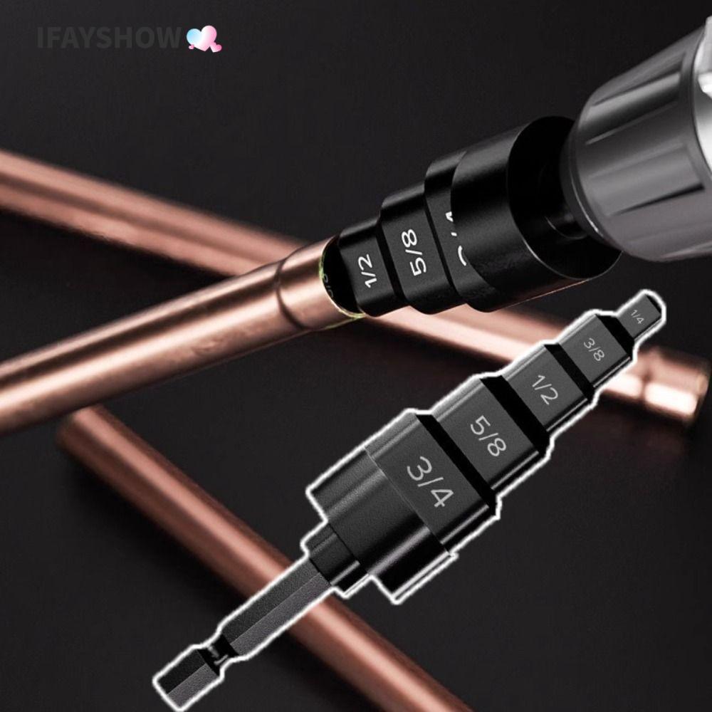 IFAYSHOW เครื่องขยายท่อทองแดง, เครื่องมือ Swag Shank หกเหลี่ยมมัลติฟังก์ชั่น, คุณภาพสูงทนทาน Strong 5 in 1 หลอดขยายเครื่องมือเครื่องปรับอากาศ
