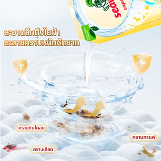 Seaways น้ำยาซักผ้า สูตรอ่อนโยน ปลอดภัย ขจัดคราบเลือดและคราบฝังลึก ทำความสะอาดลึก มีกลิ่นดอกไม้หอมสดชื่น