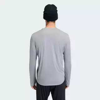 adidas วิ่ง เสื้อแขนยาว adi365 Running Essentials ผู้ชาย สีเทา KE8420