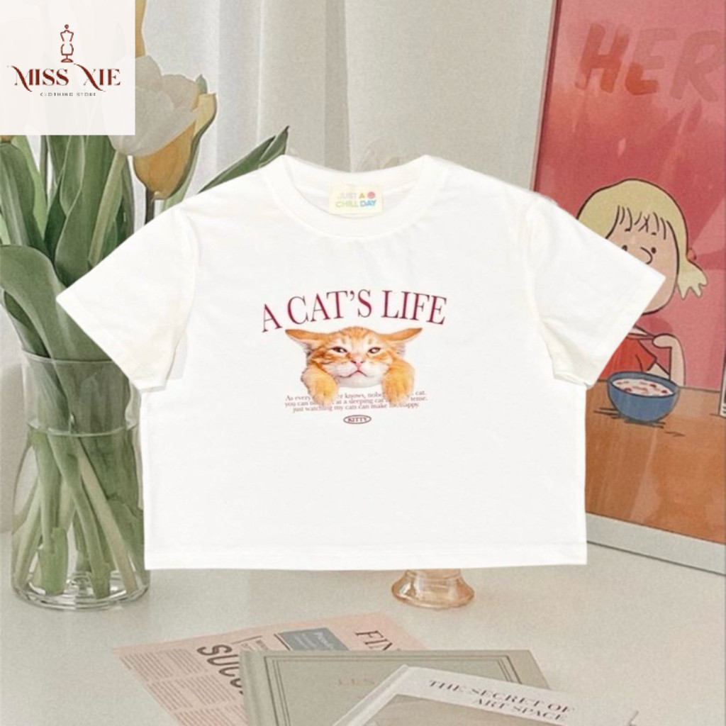 ( พร้อมส่ง ) Crop top เสื้อครอป ครอปน่ารัก มินิมอล ทันสมัย ​​มีสไตล์ เนื้อผ้าสวมใส่สบาย