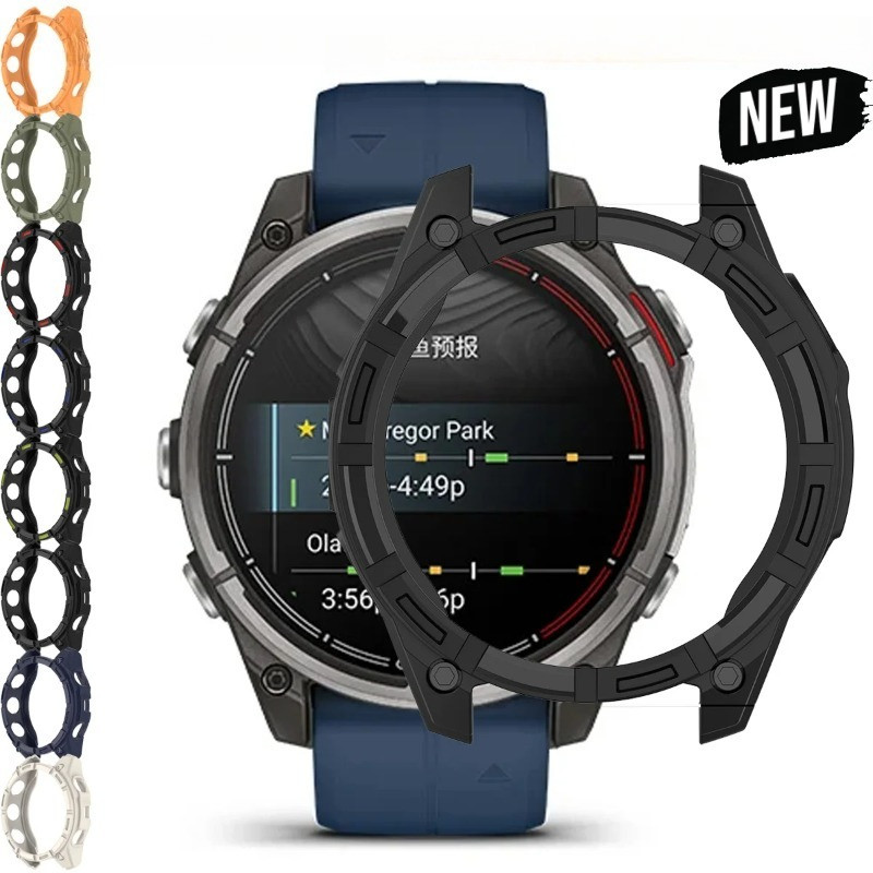 ป้องกัน TPU นาฬิกาสําหรับ Garmin Enduro 3 Hollow ซิลิโคนอ่อนนุ่มสําหรับ Garmin Enduro3 กึ่ง Enclosed