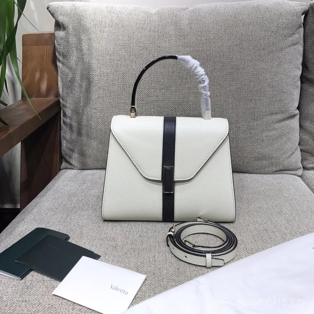 Valextra Cartella Premy กระเป๋าสะพายข้าง.Simple Flap Design สำหรับการเดินทางและการใช้งานทุกวัน