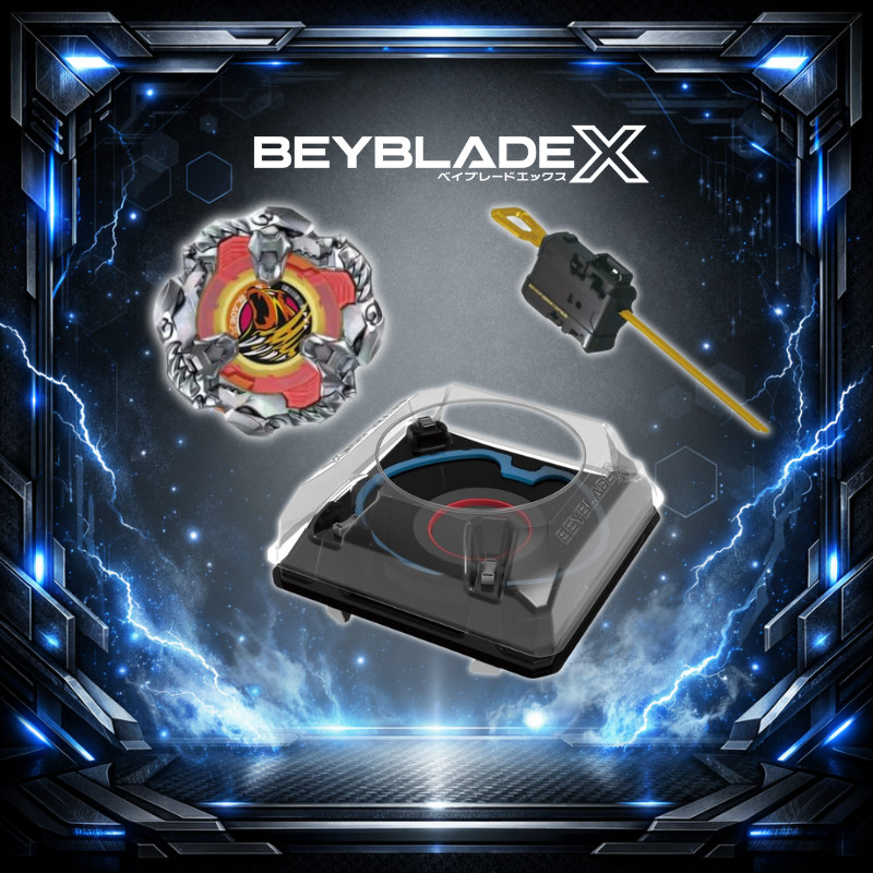 [Direct from Japan] BEYBLADE X BX-37 Double Extreme Stadium Set | Motorized Stadium + Beyblade + Lau