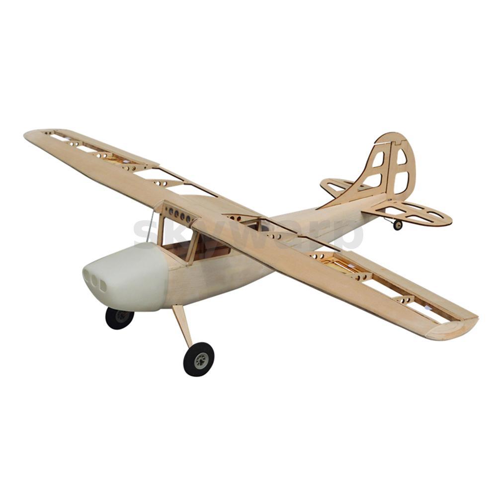โมเดล Aero ของ Tony Ray Cessna L-19 Bird Dog 750mm Wingspan Balsa Wood RC Airplane KIT