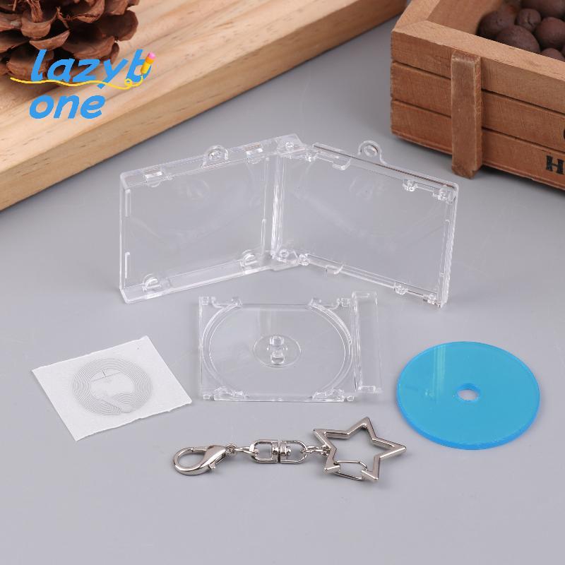 LZ-t] 1 ชุด NFC Functional CD Disc Player Shape Case Peripheral อัลบั้มที่ระลึก Key Holder สําหรับ D