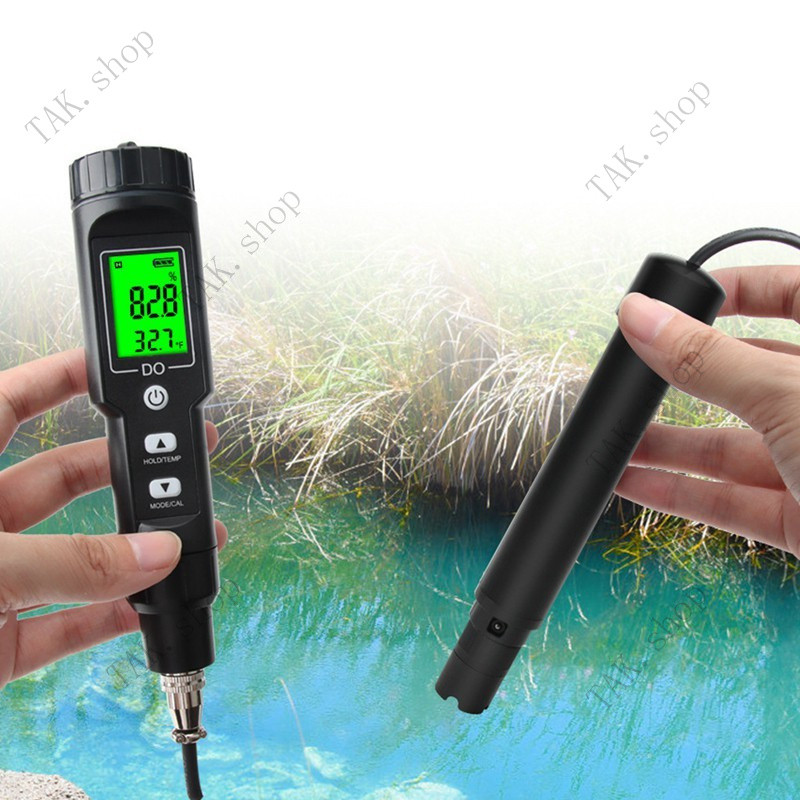 【NEW】 Do9100 เครื่องวัดคุณภาพน้ําออกซิเจนในน้ํา เซนเซอร์อัจฉริยะ 0.0-40.0 มก. L